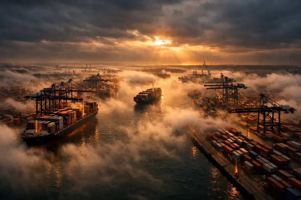 Northern Europe commercial vessel port context